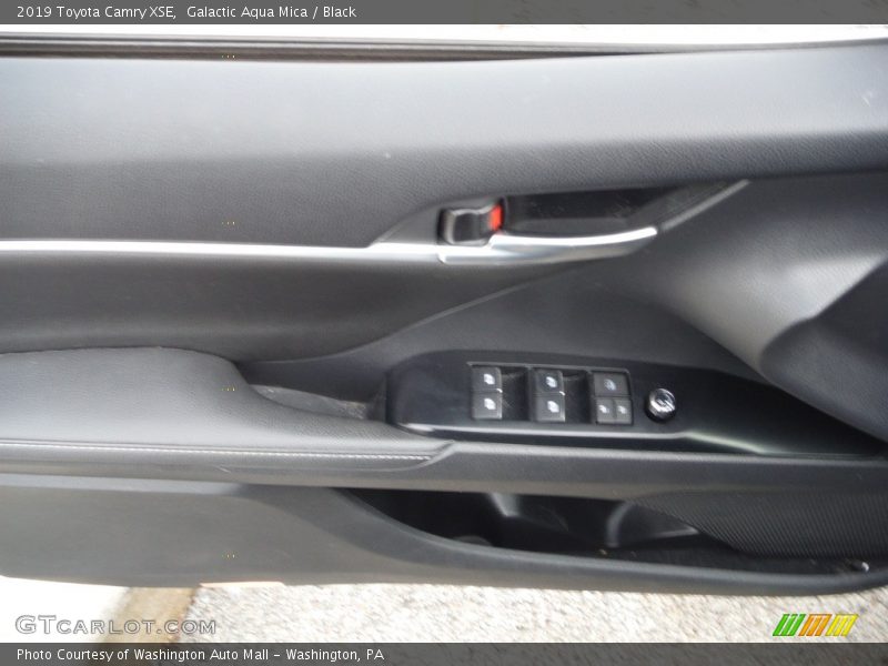 Galactic Aqua Mica / Black 2019 Toyota Camry XSE