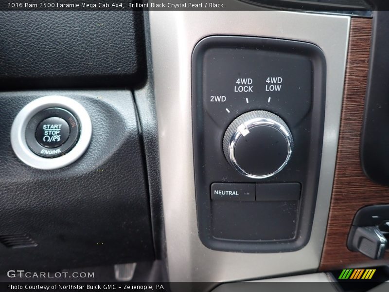 Controls of 2016 2500 Laramie Mega Cab 4x4