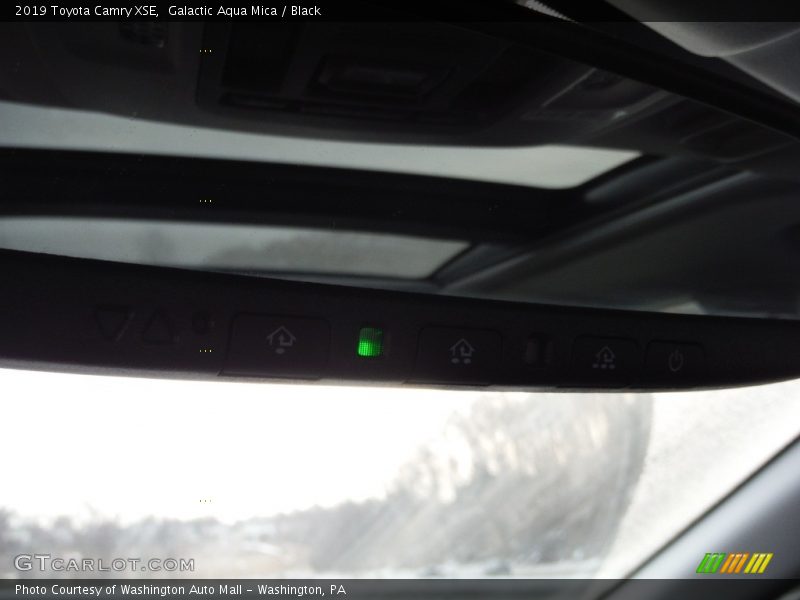 Galactic Aqua Mica / Black 2019 Toyota Camry XSE