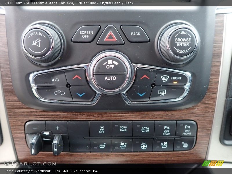 Controls of 2016 2500 Laramie Mega Cab 4x4