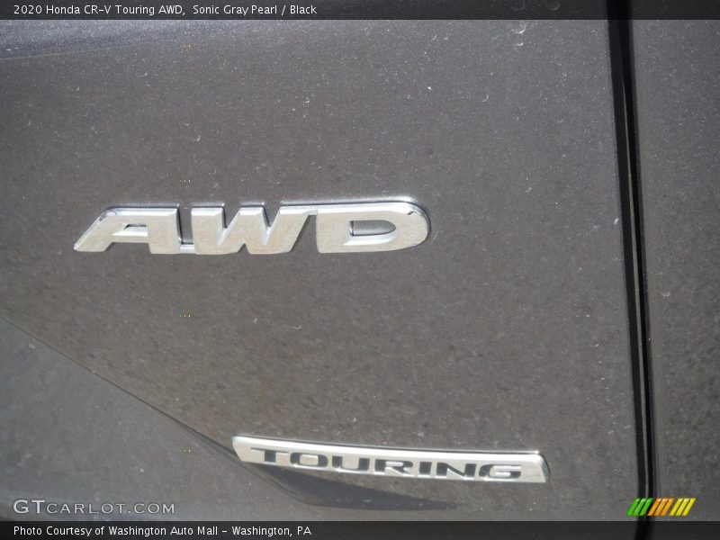 Sonic Gray Pearl / Black 2020 Honda CR-V Touring AWD