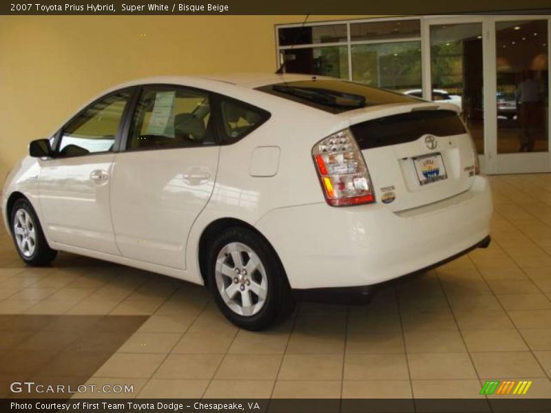 Super White / Bisque Beige 2007 Toyota Prius Hybrid