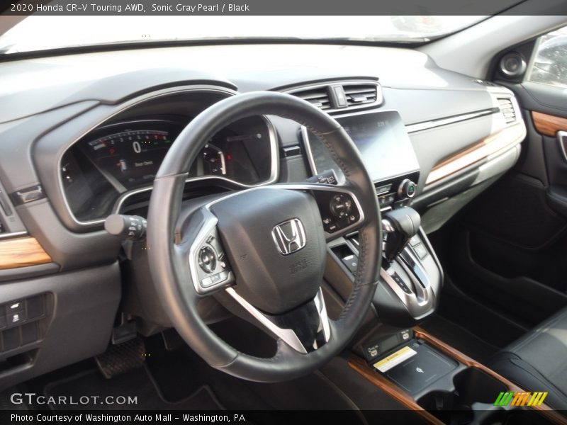 Sonic Gray Pearl / Black 2020 Honda CR-V Touring AWD