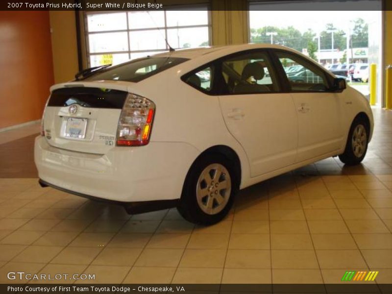 Super White / Bisque Beige 2007 Toyota Prius Hybrid