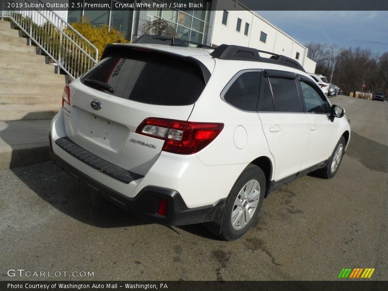 Crystal White Pearl / Slate Black 2019 Subaru Outback 2.5i Premium