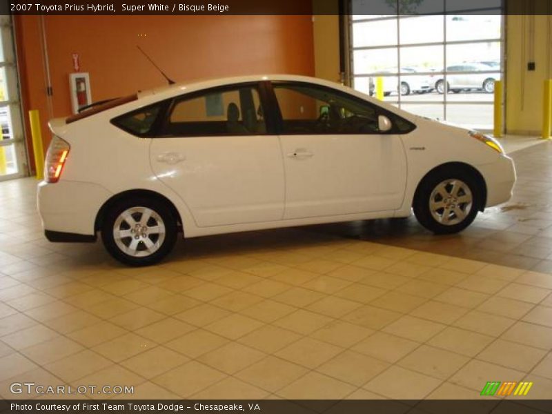 Super White / Bisque Beige 2007 Toyota Prius Hybrid