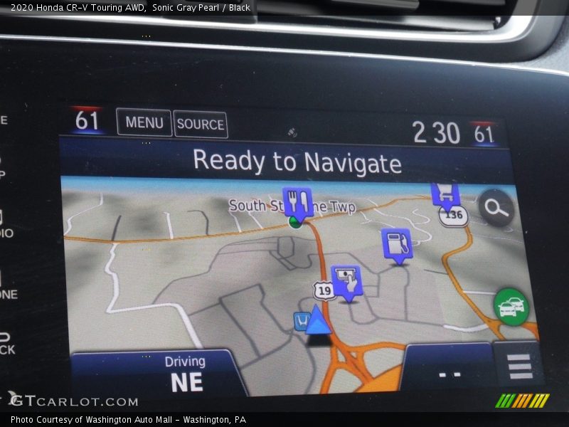 Sonic Gray Pearl / Black 2020 Honda CR-V Touring AWD