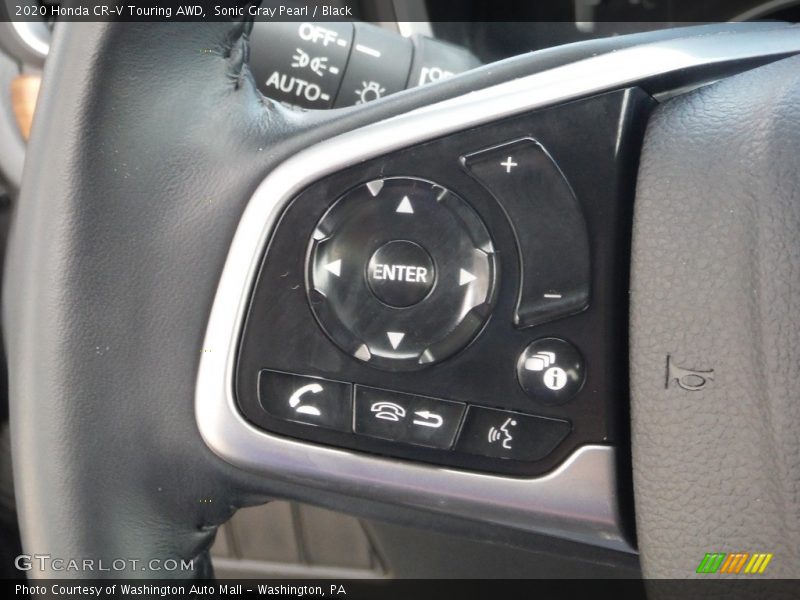 Sonic Gray Pearl / Black 2020 Honda CR-V Touring AWD