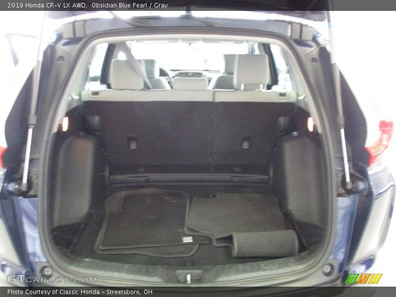 Obsidian Blue Pearl / Gray 2019 Honda CR-V LX AWD