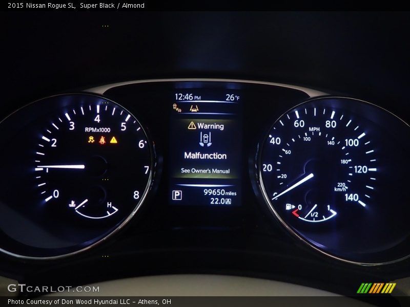 Super Black / Almond 2015 Nissan Rogue SL