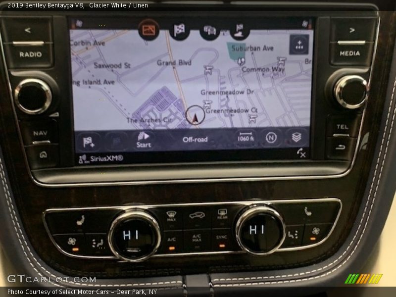 Controls of 2019 Bentayga V8
