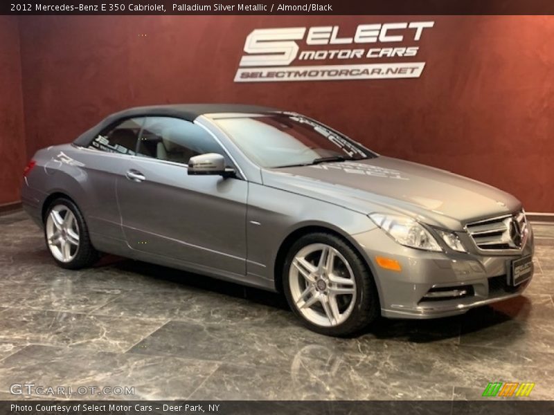 Palladium Silver Metallic / Almond/Black 2012 Mercedes-Benz E 350 Cabriolet