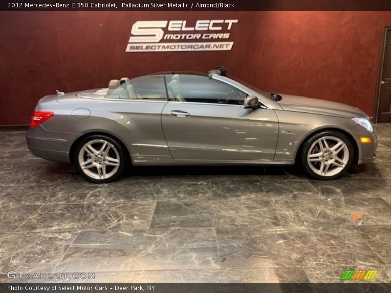 Palladium Silver Metallic / Almond/Black 2012 Mercedes-Benz E 350 Cabriolet