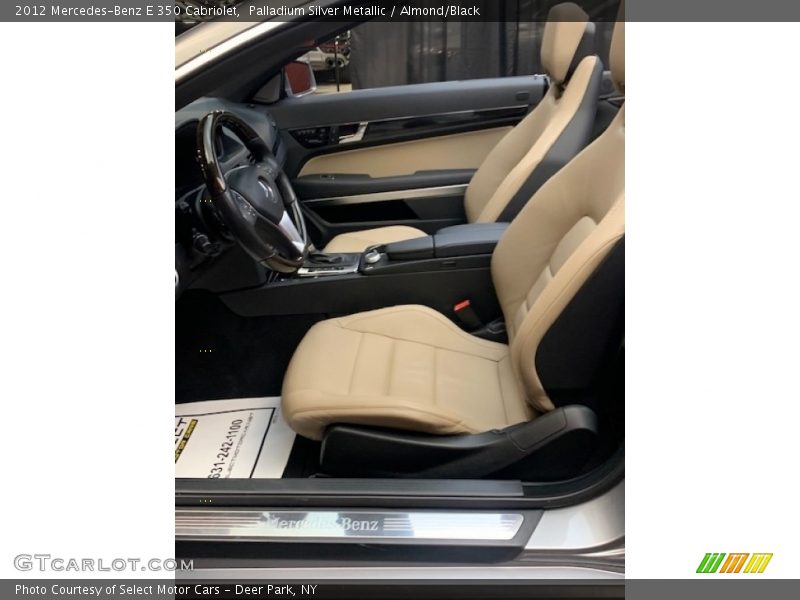 Palladium Silver Metallic / Almond/Black 2012 Mercedes-Benz E 350 Cabriolet