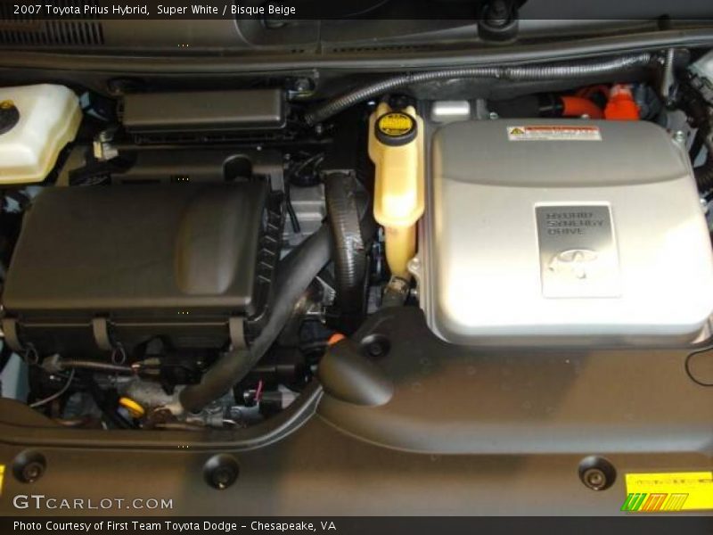 Super White / Bisque Beige 2007 Toyota Prius Hybrid