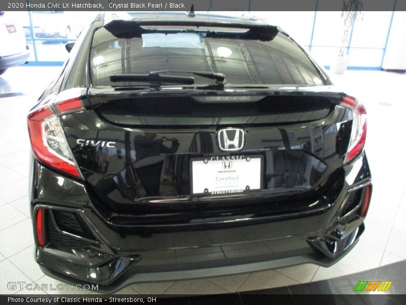 Crystal Black Pearl / Black 2020 Honda Civic LX Hatchback