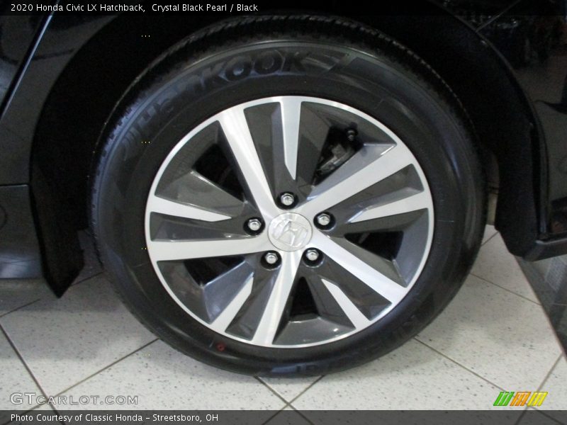 Crystal Black Pearl / Black 2020 Honda Civic LX Hatchback
