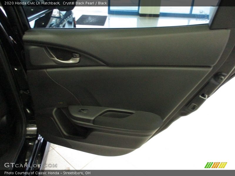 Crystal Black Pearl / Black 2020 Honda Civic LX Hatchback