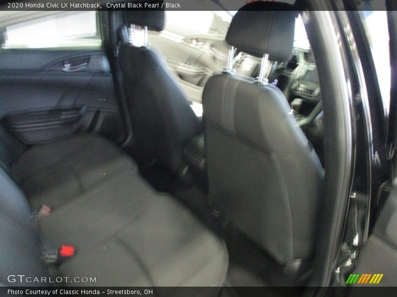 Crystal Black Pearl / Black 2020 Honda Civic LX Hatchback