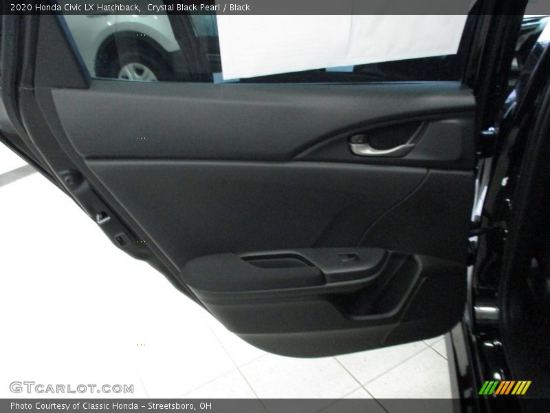 Crystal Black Pearl / Black 2020 Honda Civic LX Hatchback