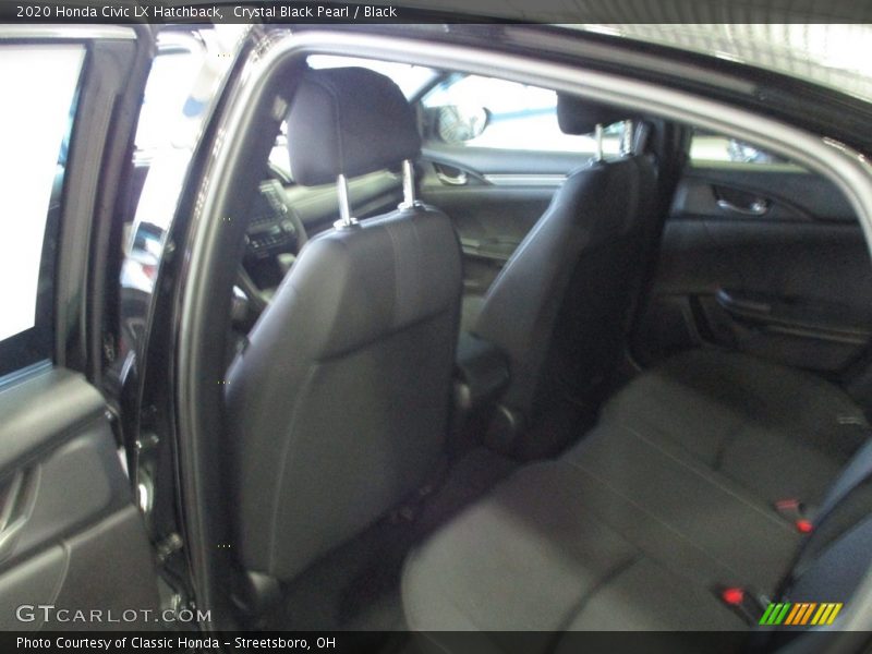 Crystal Black Pearl / Black 2020 Honda Civic LX Hatchback