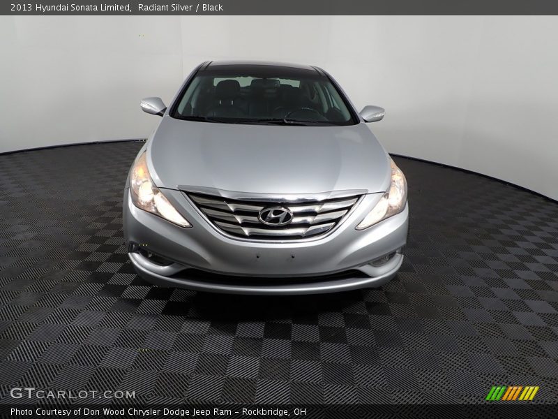 Radiant Silver / Black 2013 Hyundai Sonata Limited