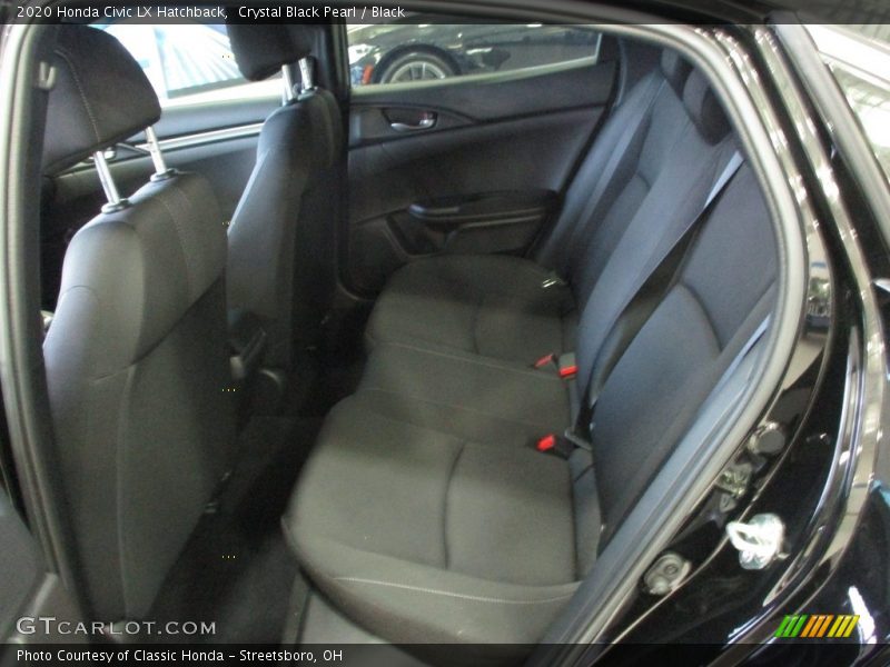 Crystal Black Pearl / Black 2020 Honda Civic LX Hatchback