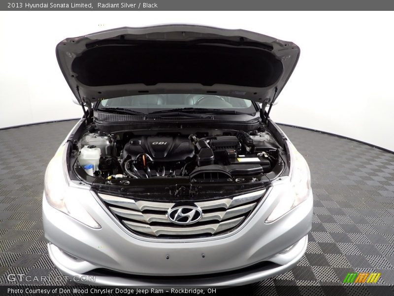 Radiant Silver / Black 2013 Hyundai Sonata Limited