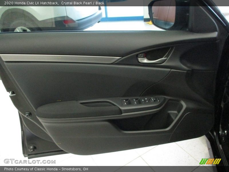 Crystal Black Pearl / Black 2020 Honda Civic LX Hatchback