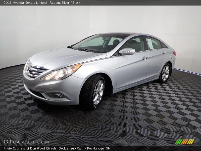 Radiant Silver / Black 2013 Hyundai Sonata Limited