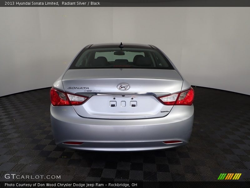 Radiant Silver / Black 2013 Hyundai Sonata Limited