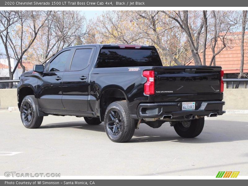 Black / Jet Black 2020 Chevrolet Silverado 1500 LT Trail Boss Crew Cab 4x4