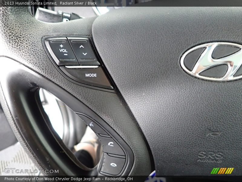 Radiant Silver / Black 2013 Hyundai Sonata Limited