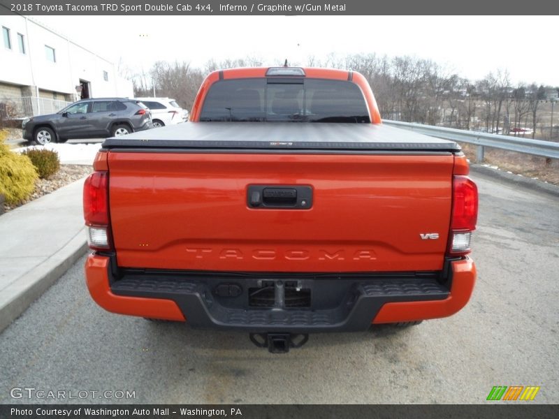 Inferno / Graphite w/Gun Metal 2018 Toyota Tacoma TRD Sport Double Cab 4x4