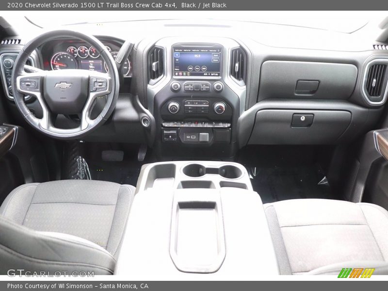 Dashboard of 2020 Silverado 1500 LT Trail Boss Crew Cab 4x4
