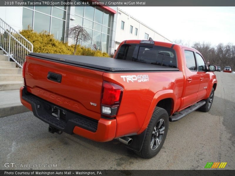 Inferno / Graphite w/Gun Metal 2018 Toyota Tacoma TRD Sport Double Cab 4x4
