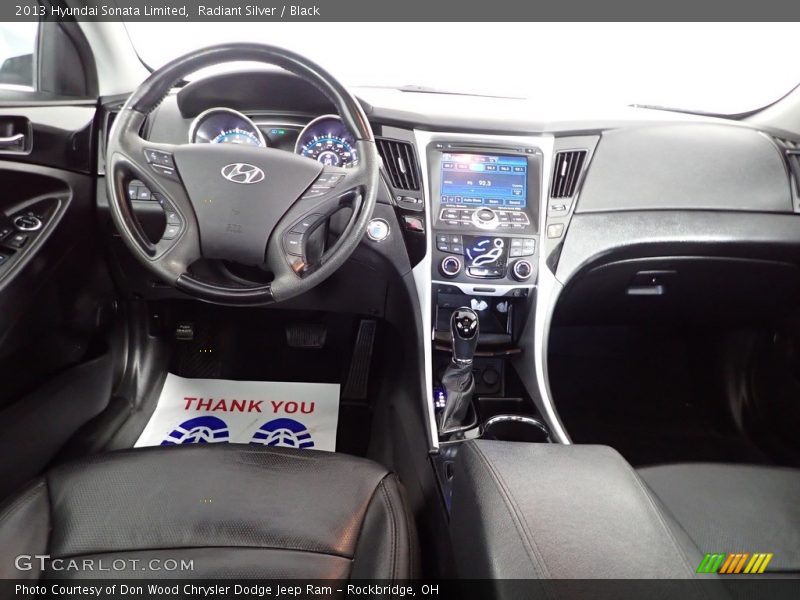 Radiant Silver / Black 2013 Hyundai Sonata Limited