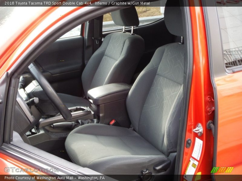Inferno / Graphite w/Gun Metal 2018 Toyota Tacoma TRD Sport Double Cab 4x4