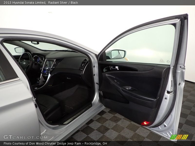 Radiant Silver / Black 2013 Hyundai Sonata Limited