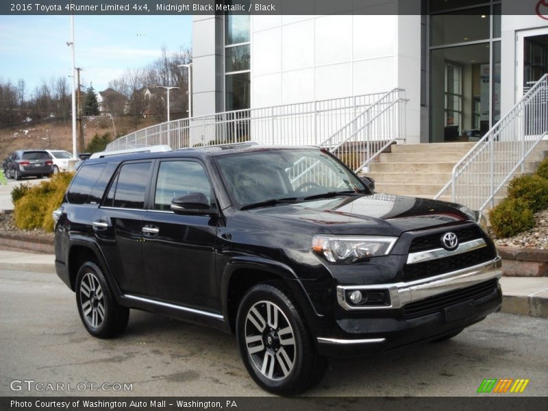 Midnight Black Metallic / Black 2016 Toyota 4Runner Limited 4x4