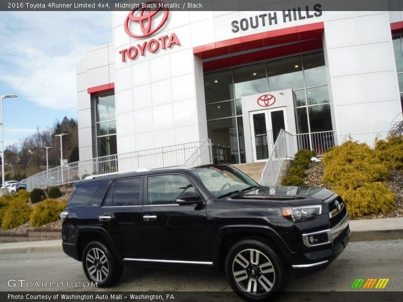 Midnight Black Metallic / Black 2016 Toyota 4Runner Limited 4x4