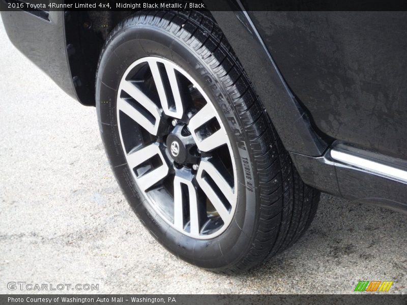 Midnight Black Metallic / Black 2016 Toyota 4Runner Limited 4x4