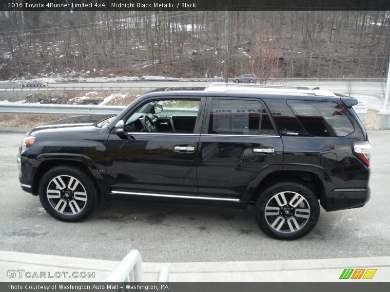 Midnight Black Metallic / Black 2016 Toyota 4Runner Limited 4x4