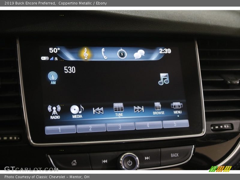 Coppertino Metallic / Ebony 2019 Buick Encore Preferred