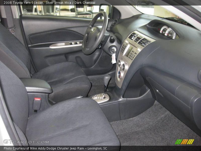 Silver Streak Mica / Dark Charcoal 2008 Toyota Yaris S Sedan