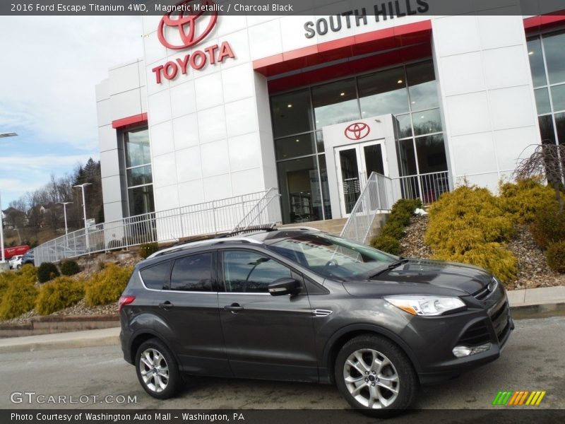 Magnetic Metallic / Charcoal Black 2016 Ford Escape Titanium 4WD