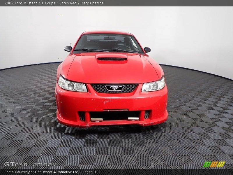 Torch Red / Dark Charcoal 2002 Ford Mustang GT Coupe
