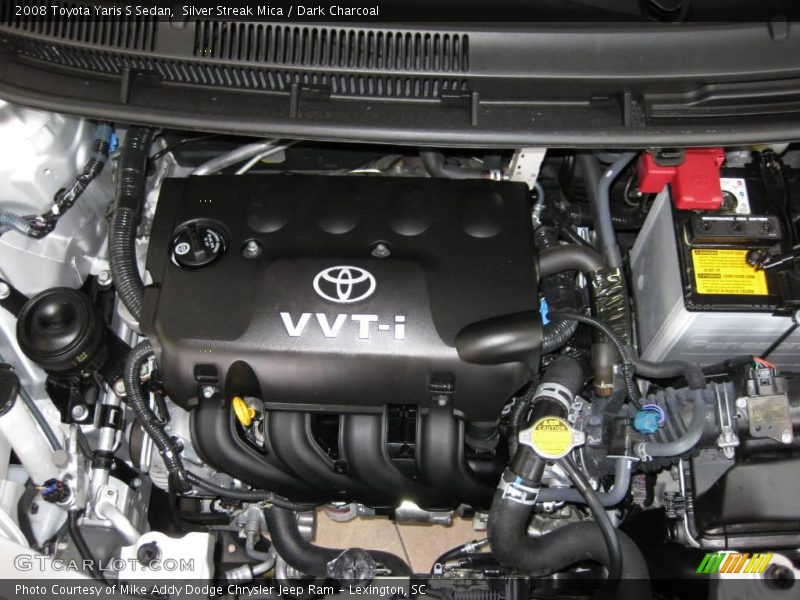 Silver Streak Mica / Dark Charcoal 2008 Toyota Yaris S Sedan