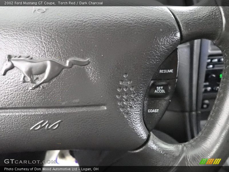 Torch Red / Dark Charcoal 2002 Ford Mustang GT Coupe