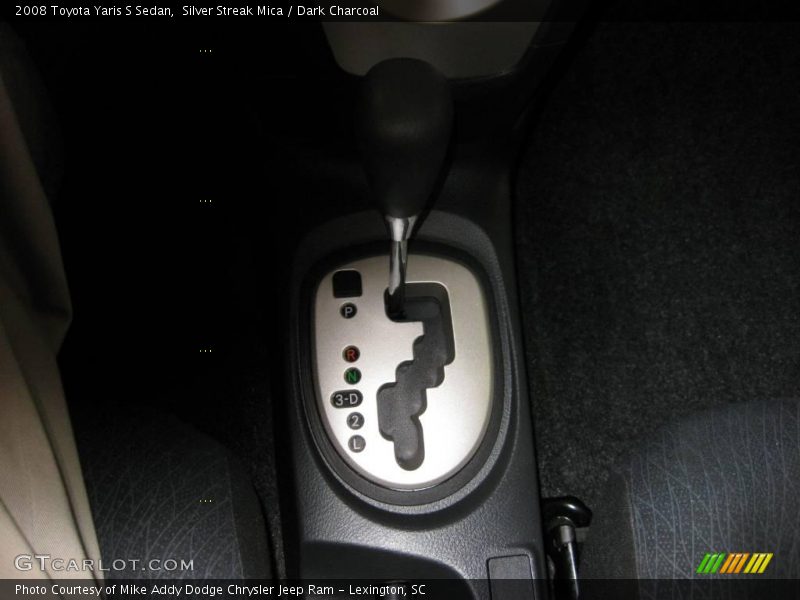 Silver Streak Mica / Dark Charcoal 2008 Toyota Yaris S Sedan